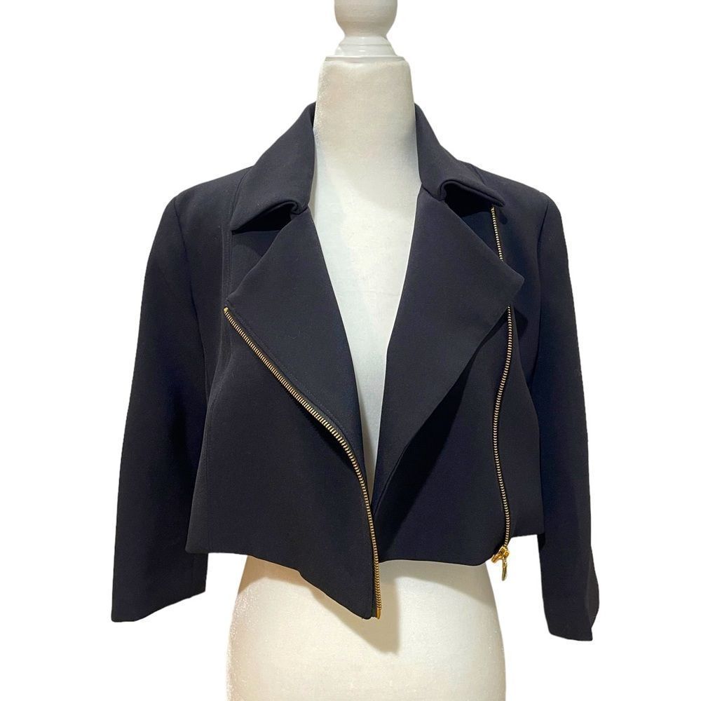 Toccin Crop Jacket In Black Size Small